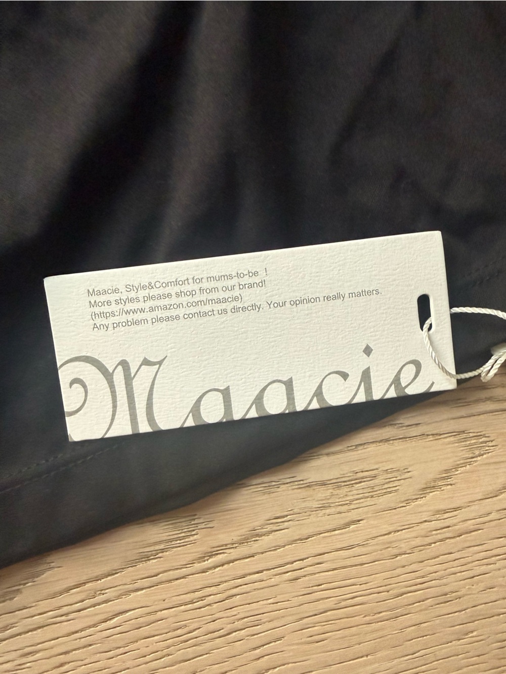 NWT Maaaci Black Maternity Empire Waist Midi Dress - Picture 4 of 4